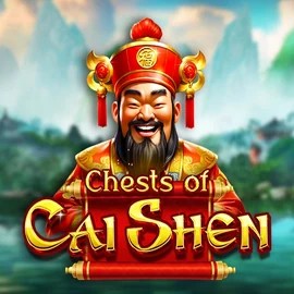 Chests of Cai Shen online game logo by Pragmatic Play on tooniesbet.ca