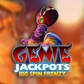 Genie Jackpots: Big Spin Frenzy online game logo by Blueprint Gaming on tooniesbet.ca