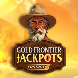 Gold Frontier Jackpots FastPot5 online game logo by Yggdrasil on tooniesbet.ca