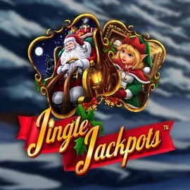 Jingle Jackpots logo by Dragon Gaming at Tooniebet Casino