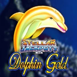 Dolphin Gold with Stellar Jackpots casino game by Lightning Box Game – featured logo at Tooniebet Casino