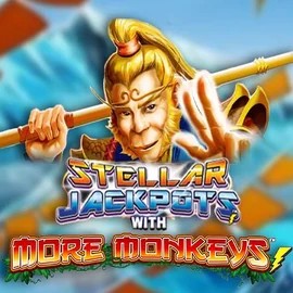 Play the Stellar Jackpots with More Monkeys slot by Lightning Box Game on Tooniebet Casino