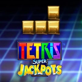 Tetris Super Jackpots by WMS, showcased at tooniesbet.ca – game logo