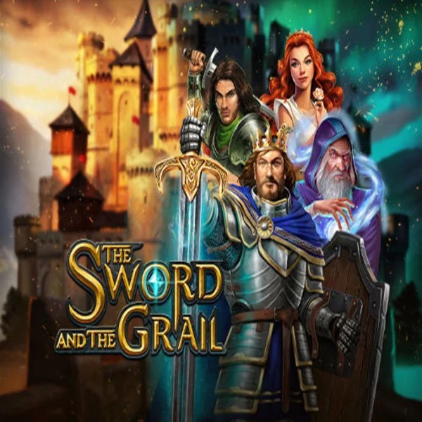 Official Slots logo: The Sword and the Grail by Play'n GO at Tooniebet Casino